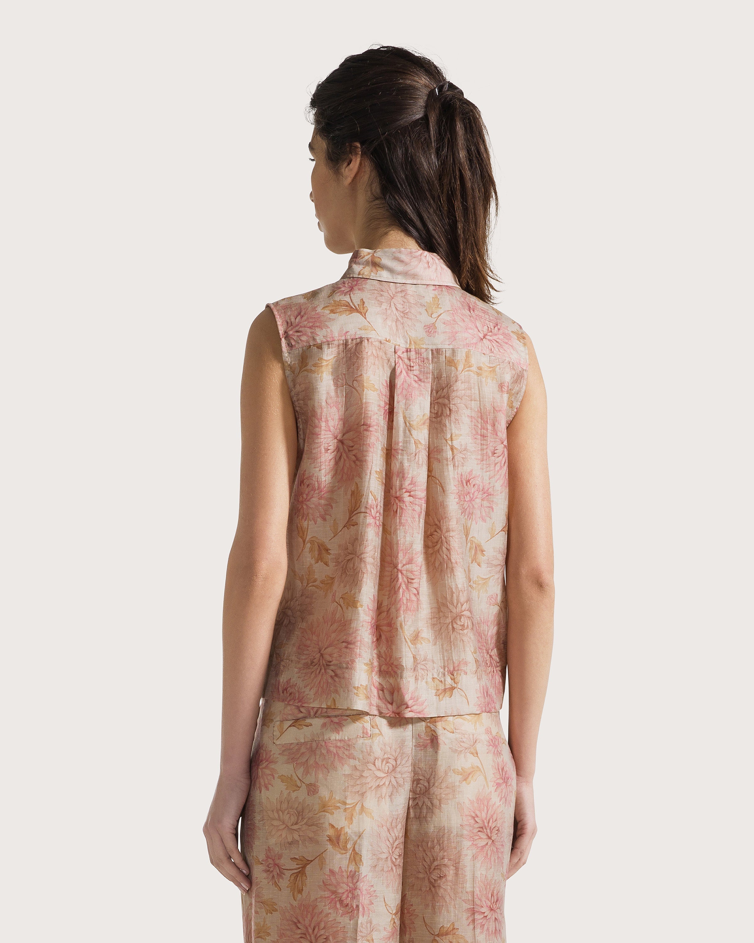 TOP_ORGANZA FIAMMATA CRINKLE ST. FLOREALE SFUMATO
