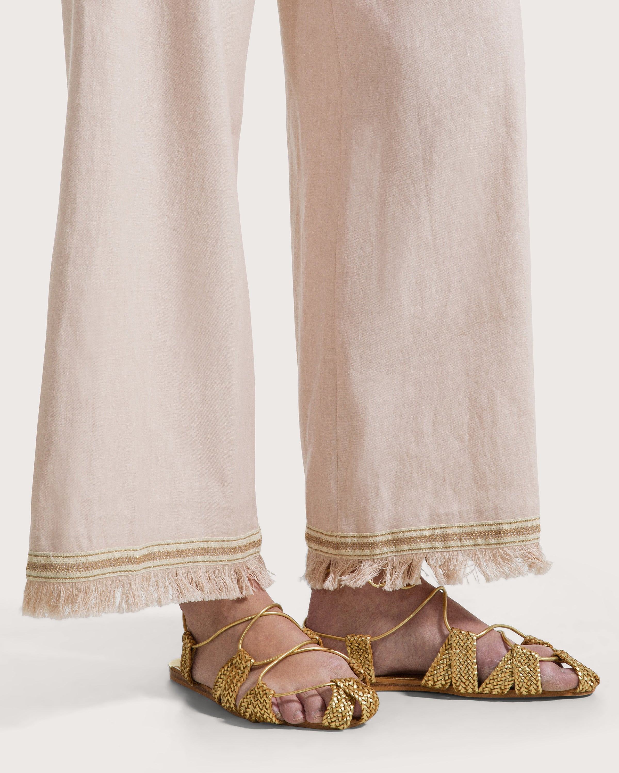 PANTALONE_LINO COTONE STRETCH EFFETTO VINTAGE