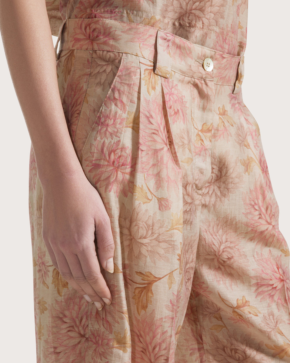 PANTALONE_ORGANZA FIAMMATA CRINKLE ST. FLOREALE SFUMATO